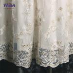 Lady new model fashion lace embroidery frock modern lady short fat women girls
