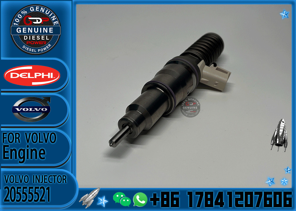 Diesel Fuel Injector 20555521 Engine E3.1 Diesel Fuel Injector BEBE4D04002 BEBE4D20002 20555521 7420555521 For Volvo Truck