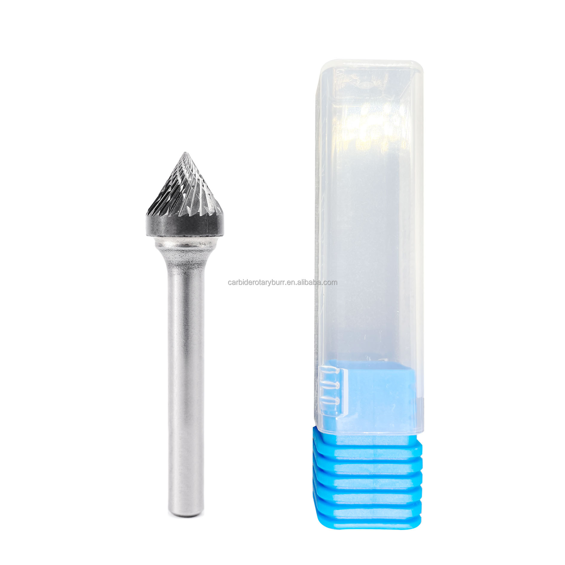 Tungsten Carbide Burr Double Cut 6mm Shank for Metal Grinding