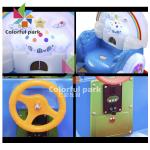 Painting Screen Coin Operated Rides QQ Whale Theme For Play Park
