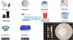 SUGARCANE CUPS PLATE BOWL CONTAINERS, ECO FRIENDLY BIOGERADABLE CULTERY, PLA
