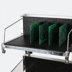Stainless Steel Hanging Basket ESD PCB Trolley Roll Container