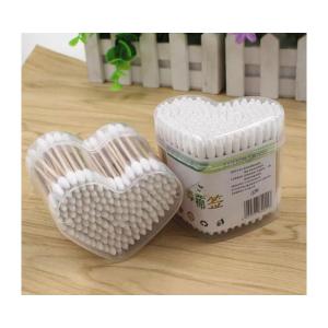 Quality Wooden Handle Cotton Swab Medical Use Treated With High Temperature wholesale