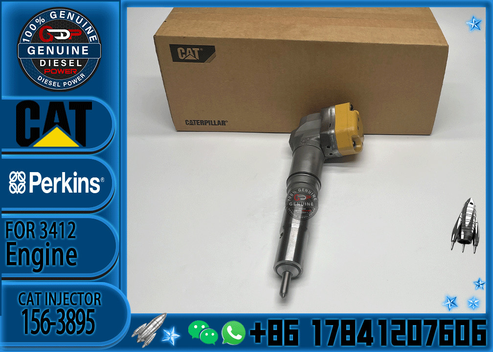1563895 1697408 Engine Parts Fuel Injector 156-3895 169-7408 171-9704 For CAT Caterpillar 3412 1719704 engine