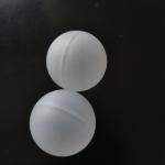 Food Grade Customize Hollow Plastic Balls 8mm 20mm Polished PP In White