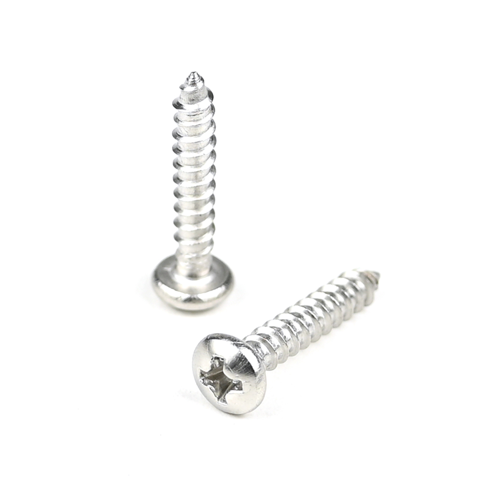 304 Stainless Steel Phillips Pan Head Sharp Point Self Drilling Tapping Screws