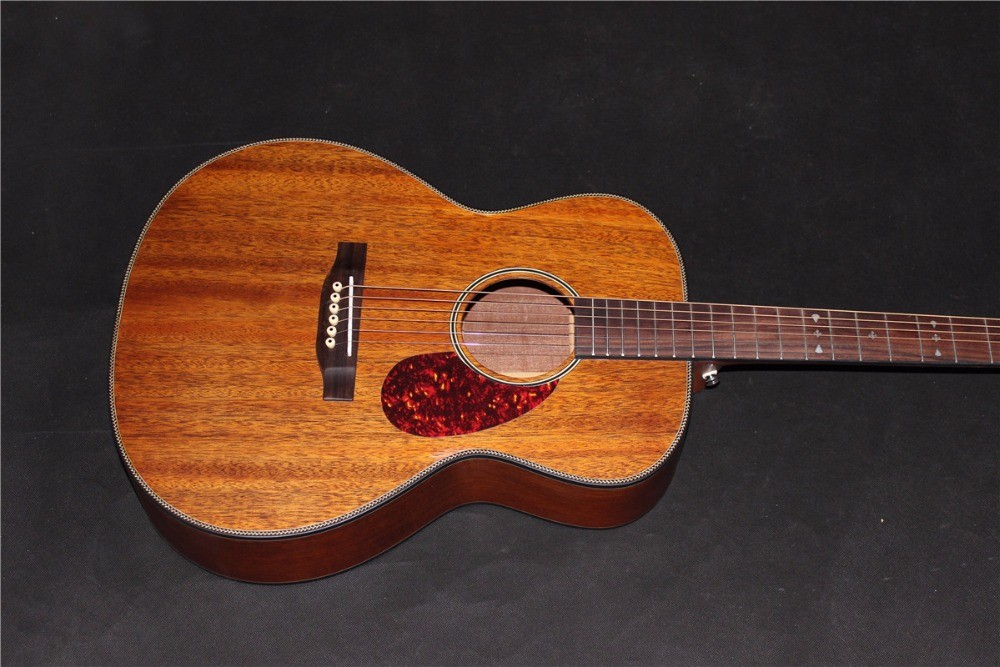OO-GR Customize your logo New custom solid wood OO style matt finishing acoustic guitar