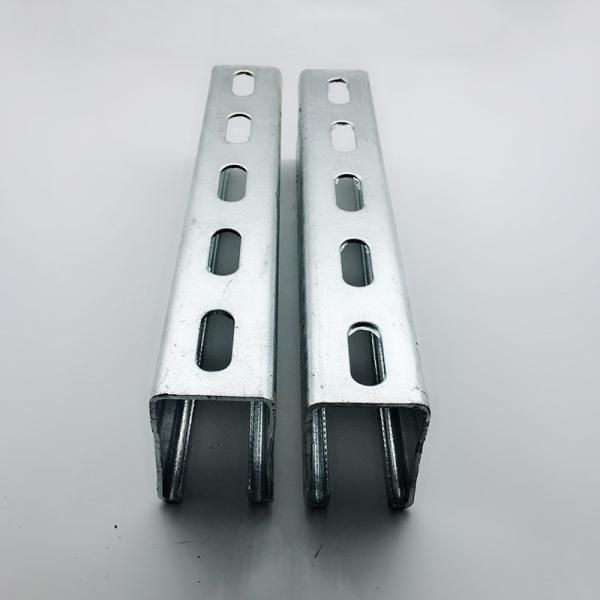 41mm 304 Slotted Galvanized Metal Strut Channel ASTM Stainless Steel C Shaped