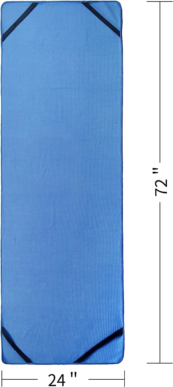 Square Anti Slip Custom Logo Microfiber Yoga Mat Towel Eco Friendly