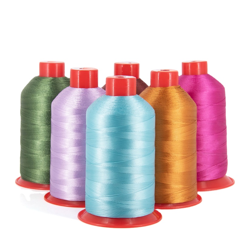 Kangfa 0.8mm 1mm Polyester Handmade Braid Waxed Thread High Tenacity for Leather Goods