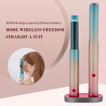 Hair Straightener And Curling Iron Set Cordless Travel Hair Straightener