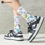 Digital Sublimation Printed Socks Sweat Absorbent Half Terry Blank Sublimation