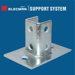 Quality Single Colum Double Strut Post Base Galvanized Steel For Strut Channel wholesale