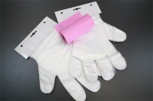 Quality Flat Pack Disposable PE Gloves / Polyethylene Disposable Food Handling Gloves wholesale