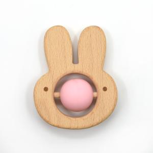 Quality EN71 Wooden Silicone Teether wholesale