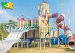 Airplane Style Outdoor Amusement Park Equipment Exciting With Kids Big Slide