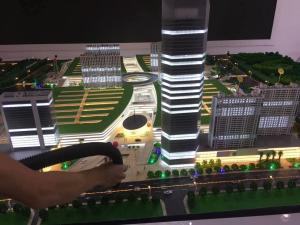 Quality Miniature Acrylic Architecture Model Handmade / Laser Cut Artwork 4 * 2 . 5M wholesale