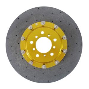 Quality Passenger Vehicle Carbon Ceramic Brake Disc Suitable for BMW Audi Mercedes Benz Lamborghini Nissan wholesale