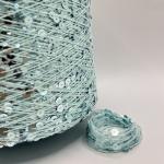 Customized 1/2.3NM Sequin Yarn Crochet Cotton Blended Yarn 55% Cotton 45%