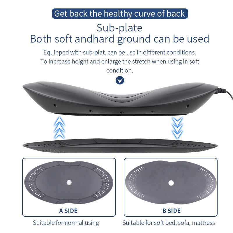Air Bag Waist Electric Lumbar Back Massager For Lower Back Pain 22cm width