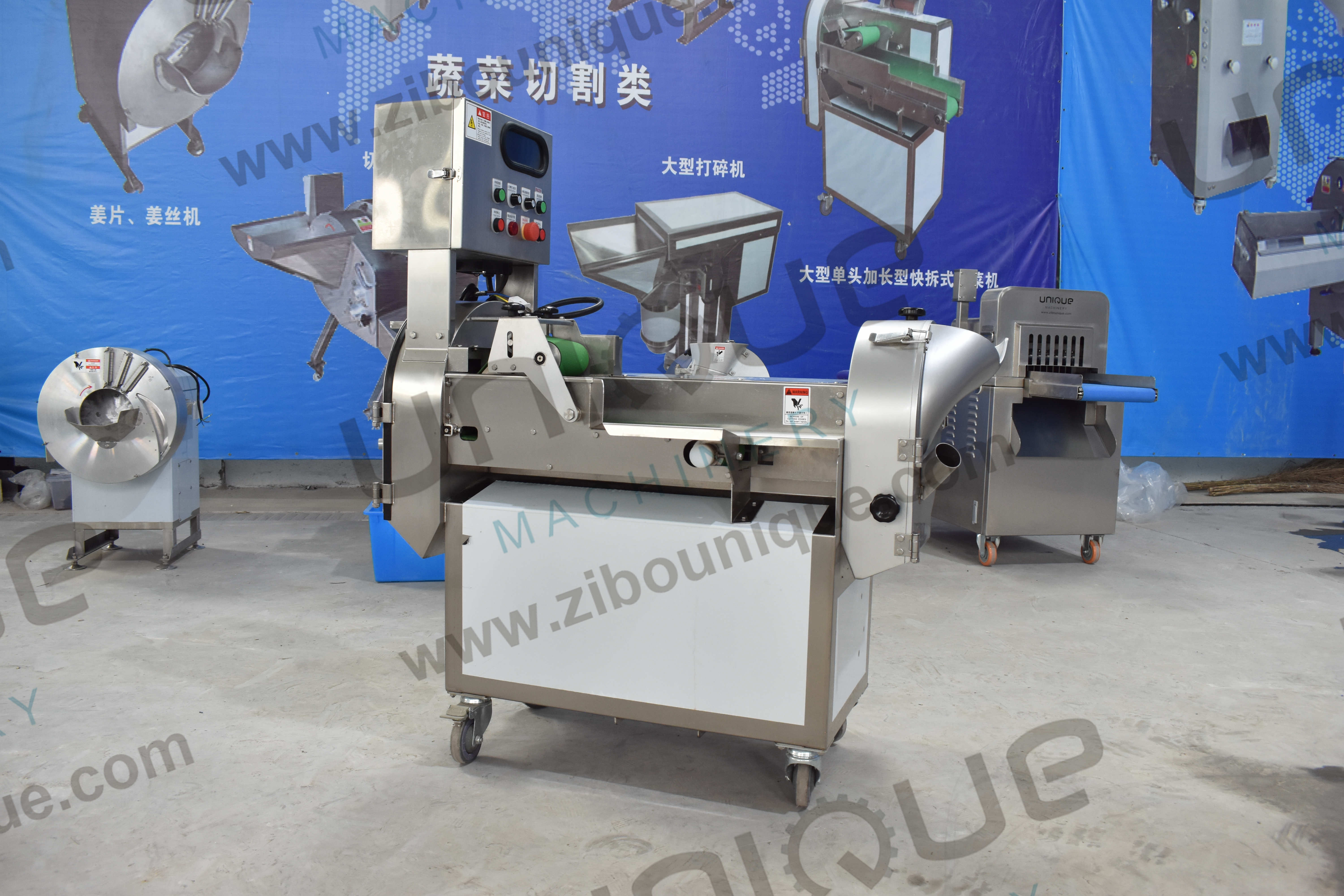 Stainless Steel 304 Leafy Vegetable Salad Cabbage Coleslaw Cutting Machine for Online Support