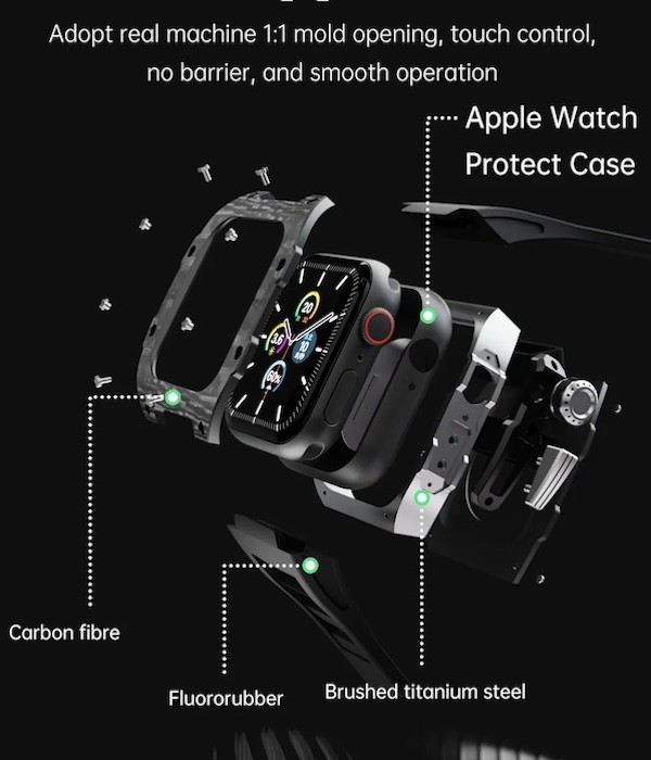 Carbon Fiber Apple Watch Case