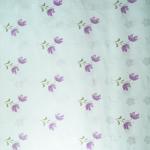 TUV mattress protector 70gsm Brushed Polyester Fabric Purple Pattern Design