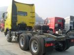 8800kg Curb Weight Tractor Head Trailer , Yellow Heavy Truck Trailer LHD / RHD