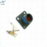 7.5 Amp Copper Alloy Crimp Mount Receptacle Gold Plated Thermoplastic.MS27508E8B