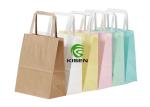 Recycled Craft Luxury Laminated Bags , Easy To Carry Paper Goodie Bags With