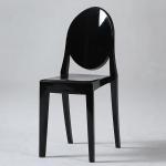 Nordic Plastic Chiavari Chairs Polypropylene Acrylic Black Chiavari Chair