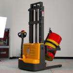 4 Wheel Leakage Proof 1450mm Forklift Drum Lifter Trolley