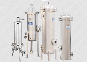 China Liquid Industrial Cartridge Filter Housing for Food / Beverage Filtration on sale
