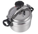 9L Polished Alu Bakelite Handle Commercial Pressure Cooker Heat Resistant