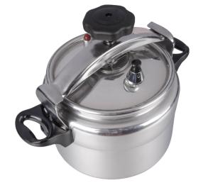 Quality 9L Polished Alu Bakelite Handle Commercial Pressure Cooker Heat Resistant wholesale
