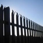 ISO9001 6ft Palisade Security Fence Powder Coated Easily Assembled