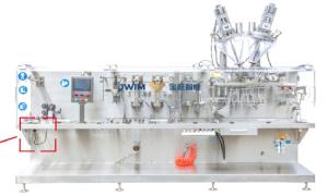 Quality 100ml Premade Small Automatic Pouch Filling And Sealing Machine Double Bag wholesale