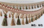Handmade fashionable chain beads lace tassels fringes for curtain/sofa/pillow