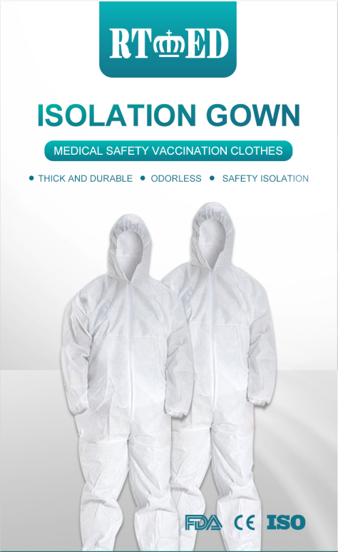 Disposable Medical Protective Clothing Smms Non Woven Fabric Material