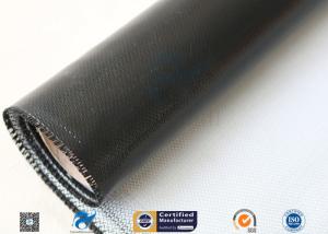 Quality Black Silicone Coated Fiberglass Fabric 3732 530GSM Insulated Welding Blanket wholesale