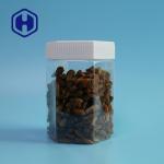 Hexagonal 23oz 680ml Leak Proof Plastic Jar With Screw Lids