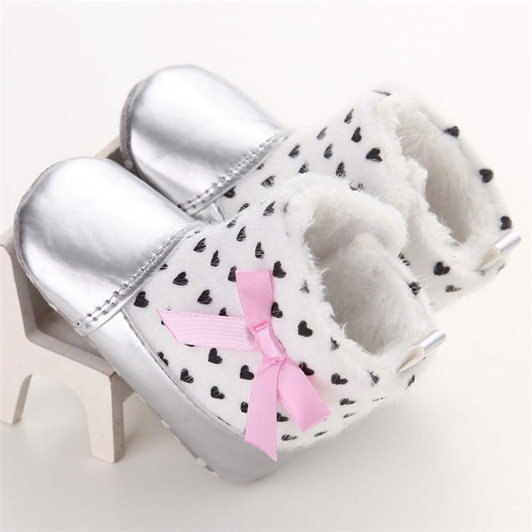 New fashion PU Leather upper Bowknot girl 0-2 years Princess baby shoes girl