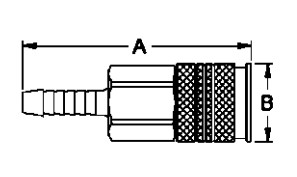 Gas Universal Hose Connection Pneumatic Quick Coupling