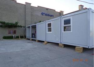 Quality flat pack container house economic mobile temporary refugee camp wholesale
