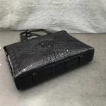 Exotic Genuine Crocodile Skin Businessmen ZIP Laptop Briefcase Authentic