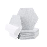 Self Adhesive Soundproof Hexagon Polyester Fiber Acoustic Panel Acoustic Wall