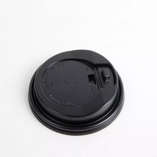 Leak Proof Disposable Plastic Lids , Eco Friendly Coffee Lids For Milk Tea Paper