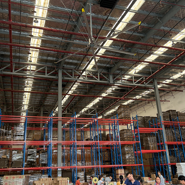 Powerful 1.5KW Ceiling Fan 5.5m 18FT for Farm Air Cooling and Industrial Ventilation