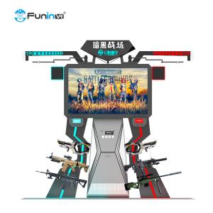Quality 2 Players FPS Arena Gun Shooting Simulator Game Machine VR Space Walk wholesale