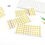 Eco Friendly Custom Decorative Stickers Glassine Bottom Cute Stationery Stickers
